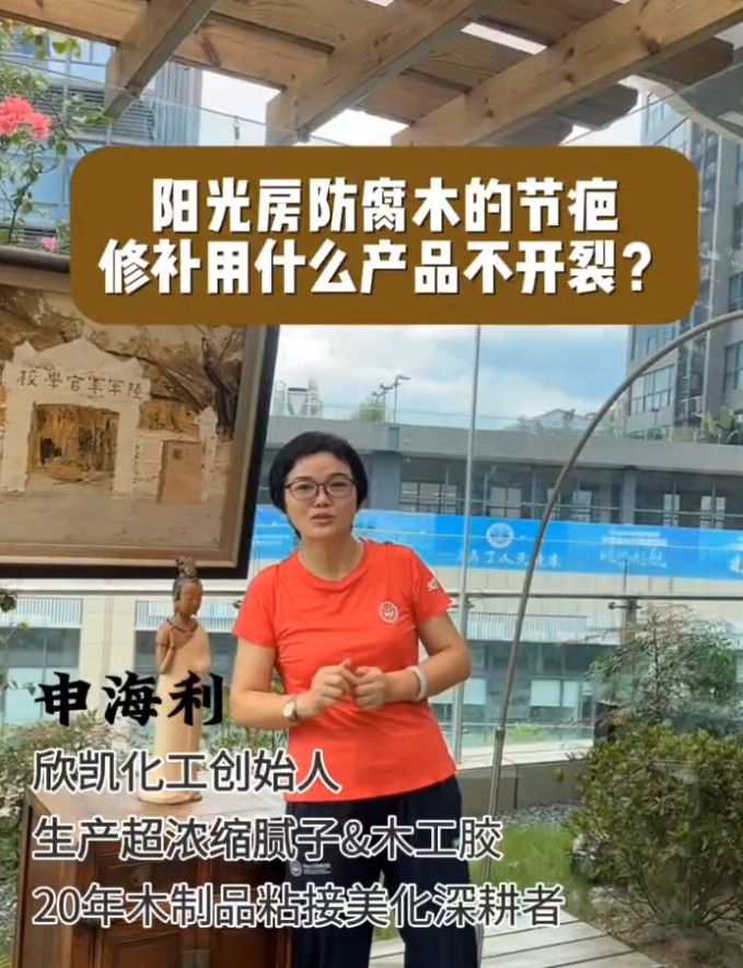 陽光房防腐木節(jié)芭修補用什么產品不開裂